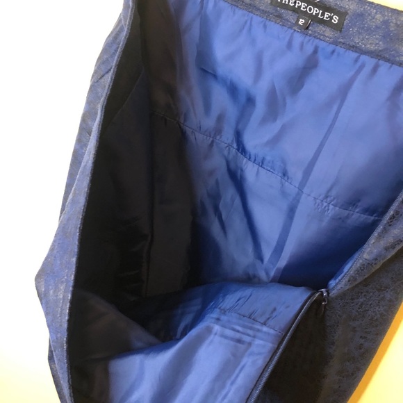 The People’s size 12 faux leather straight skirt. Euc. - Picture 6 of 8
